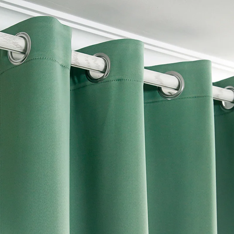 Hot Sale 100% Polyester Simple Window Curtains