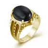 Europe and the United States, personality domineering local tyrants nightclub jewelry Punk rock 18K Gold Mens Rings JH011