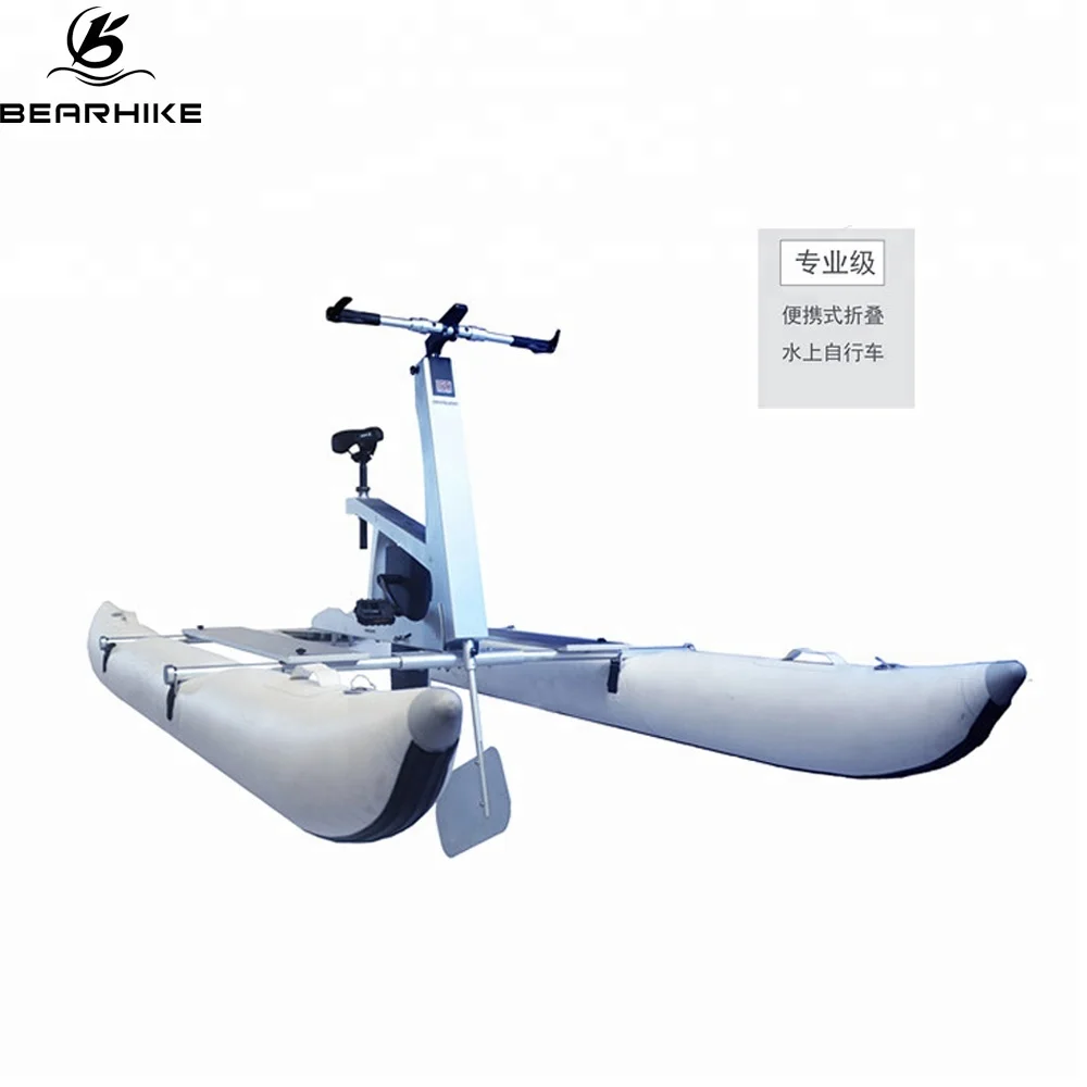 

Hot selling Floating Inflatable Pedal Water Boat Bicycle Bike For Sale, Blue, yellow, white