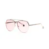 Oversized Pink Gradient Lenses Sun Glasses Retro Custom Promotional Sunglasses