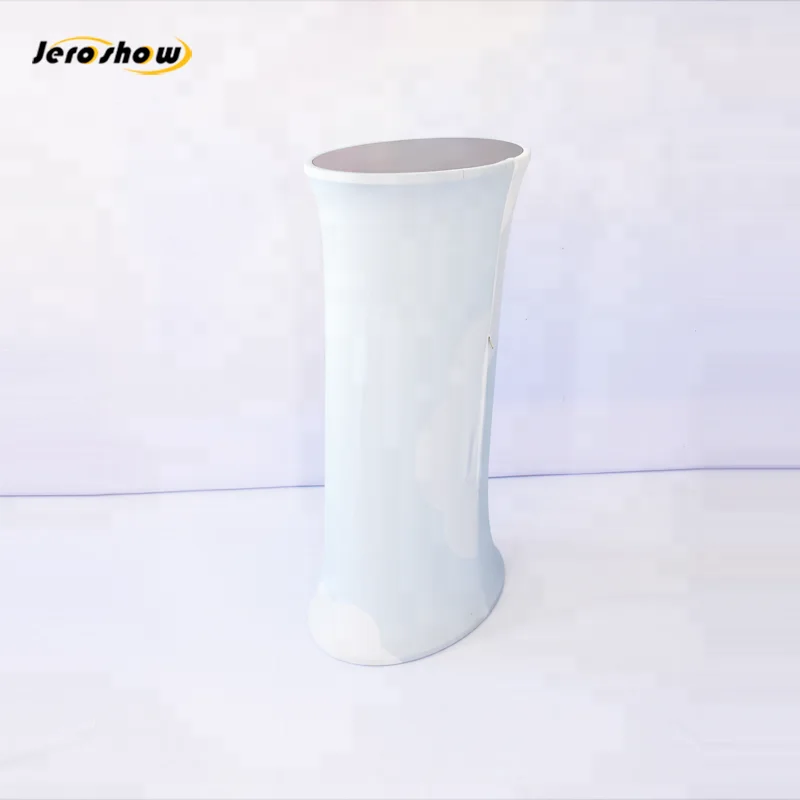 
Factory Direct Portable Oval Aluminum Advertising Display Promotion Counter 