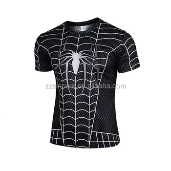 camisetas de compresion superheroes