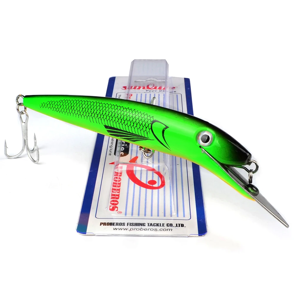 

Artificial Hard Big Minnow Fishing Lures Baits, 5 colors