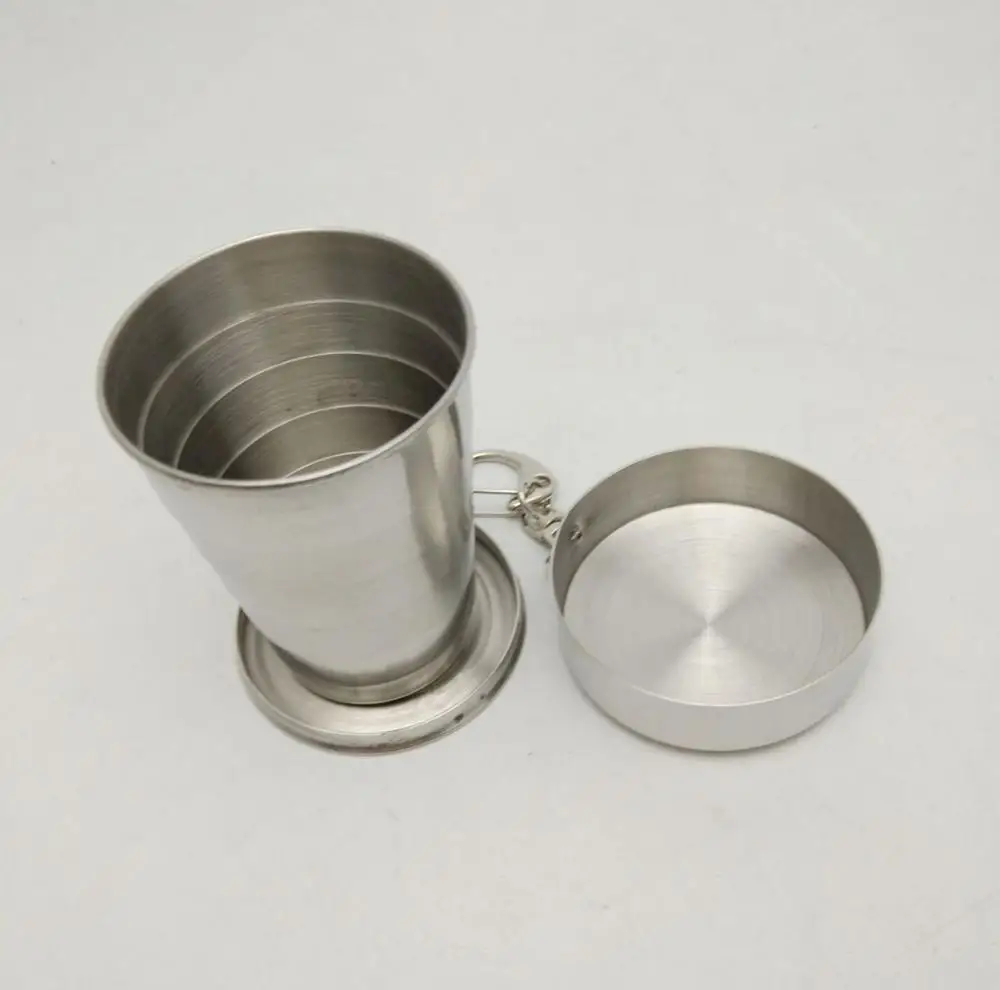 

stainless steel folding cup, Silver