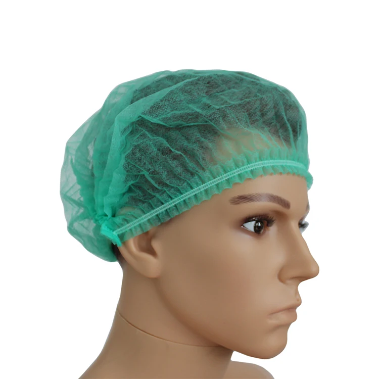 
High quality medical head cover disposable mob cap with different colors hat 