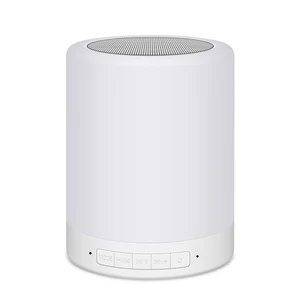 Cordless Touch Sensor LED Table Lamp Speaker