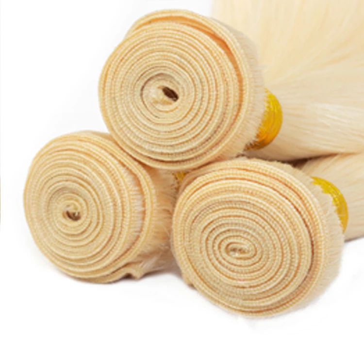 
Hair Virgin Body Wave Human Blond Blonde Extension Brazilian Wholesale 613 Bundles With Closure 