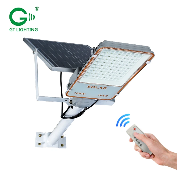 Energy saving aluminum glass waterproof ip66  24 30 50 60 70 100 watt led solar street light