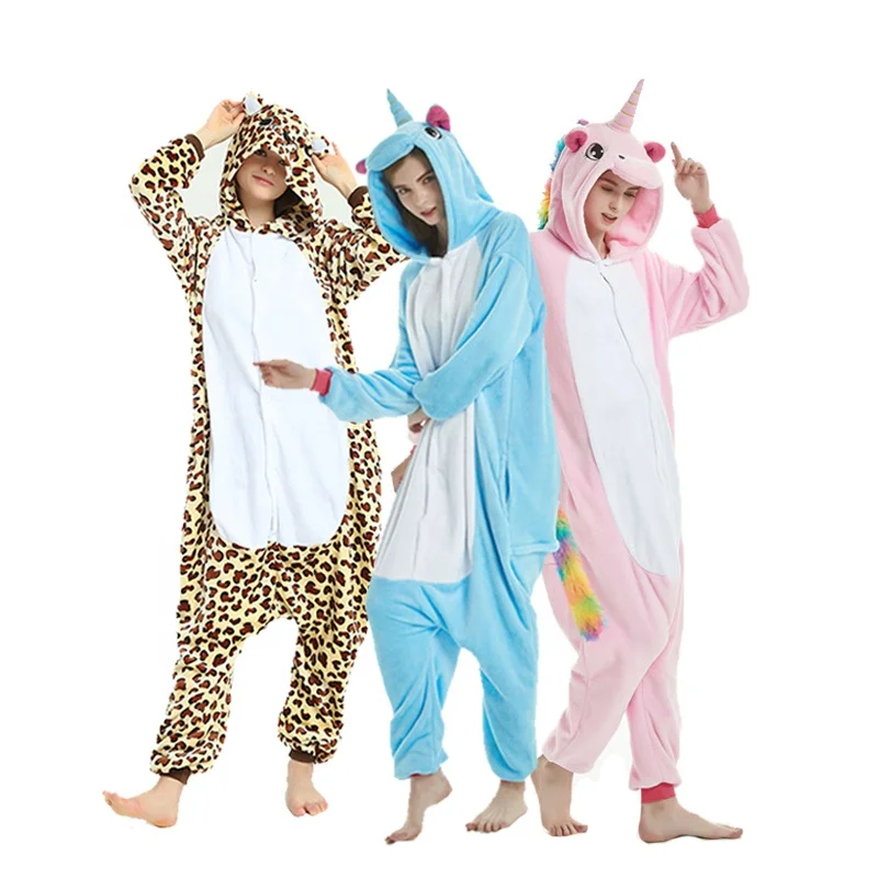 NLM Wholesale Women onesie animal pajamas costume onesie unicorn pajamas