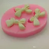 Quiki 3D Mini Bowknot shape Silicone Fondant Molds Frame Cake Sugar Craft Decorating Tools Kitchen Baking Cupcake Chocolate