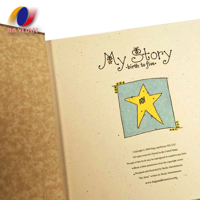 
Custom print Baby memory book printing hardback book printing 