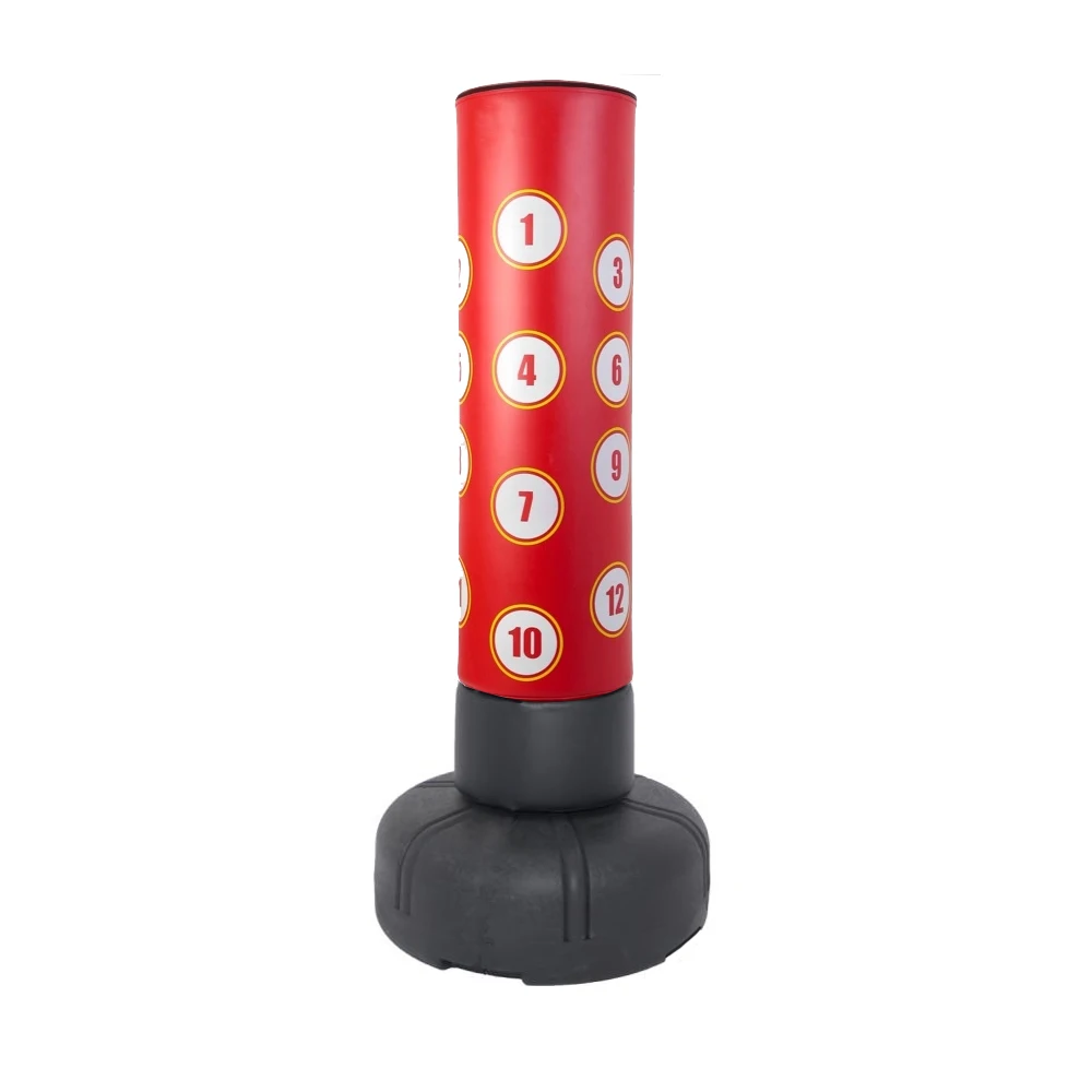 
Patented printing drawing commercial karate equipment stand boxing dummy bag stuffed with EPE 