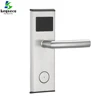 Digital Card Key Unlock Stainless Steel Intelligent RFID Hotel Door Lock System