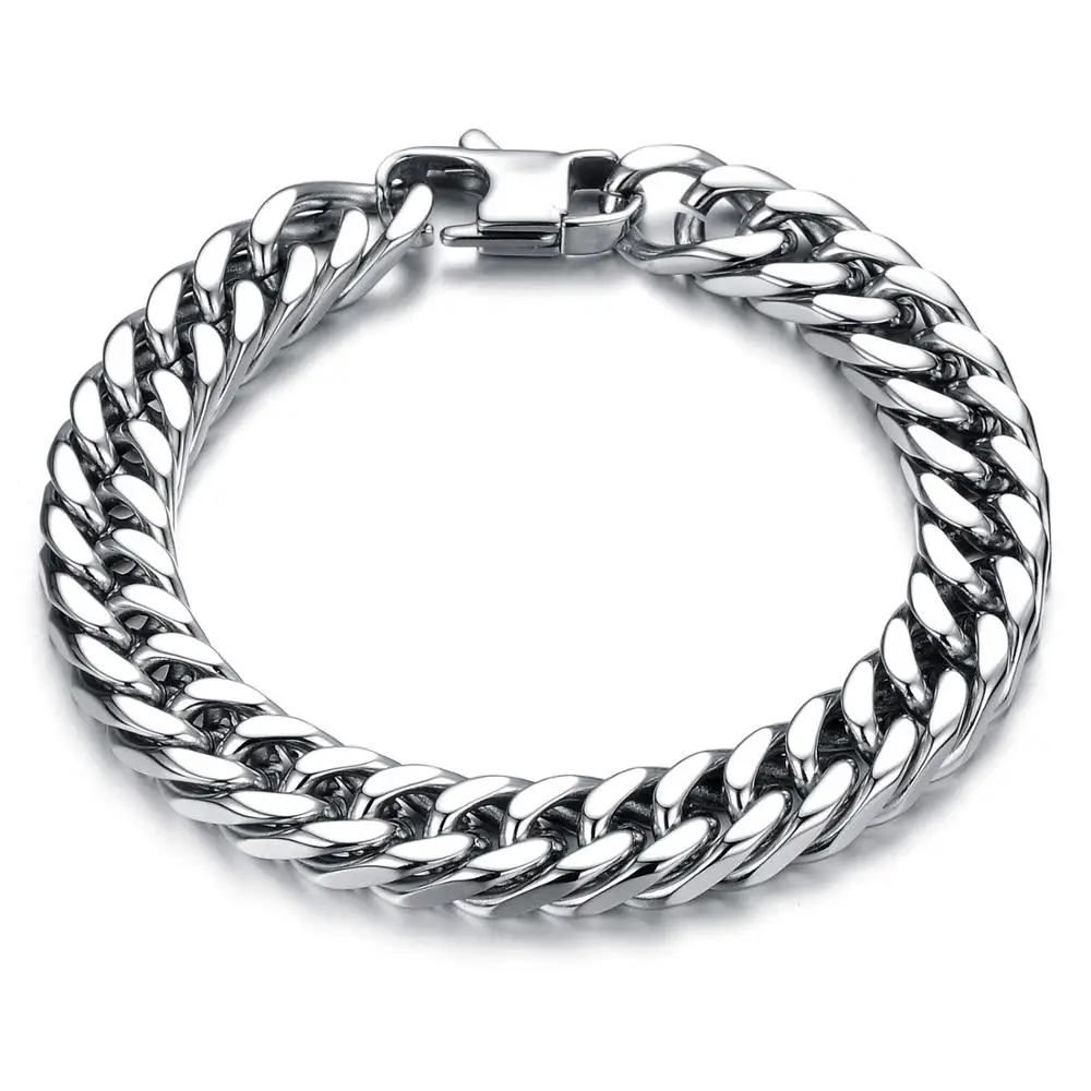 

Latest Design Daily Wear Bangle Stainless Steel Jewelry Clasp Chain Bracelet