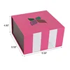 With hinges magnect closure packing box lingerie