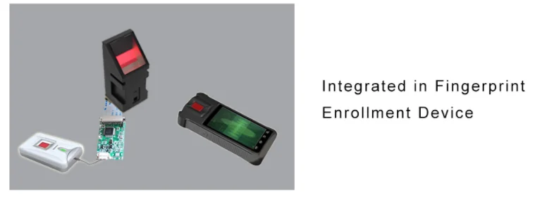 IP66 waterproof free SDK optical fingerprint sensor module