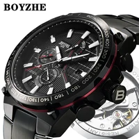 

BOYZHE OEM Custom Brand 3atm Waterproof Automatic Steel Wrist Men Mechanical Watch