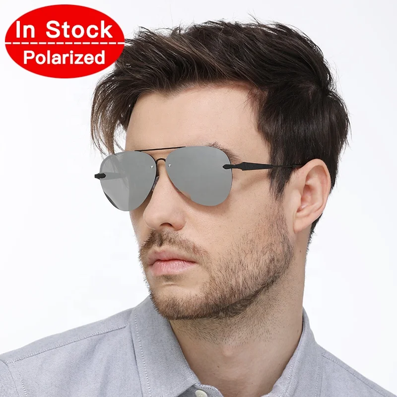 

2019 In Stock China Factory Fashion Metal Vogue OEM Custom Logo Wholesale Men Sun Glasses Eyewear Polarized Sunglasses 2675
