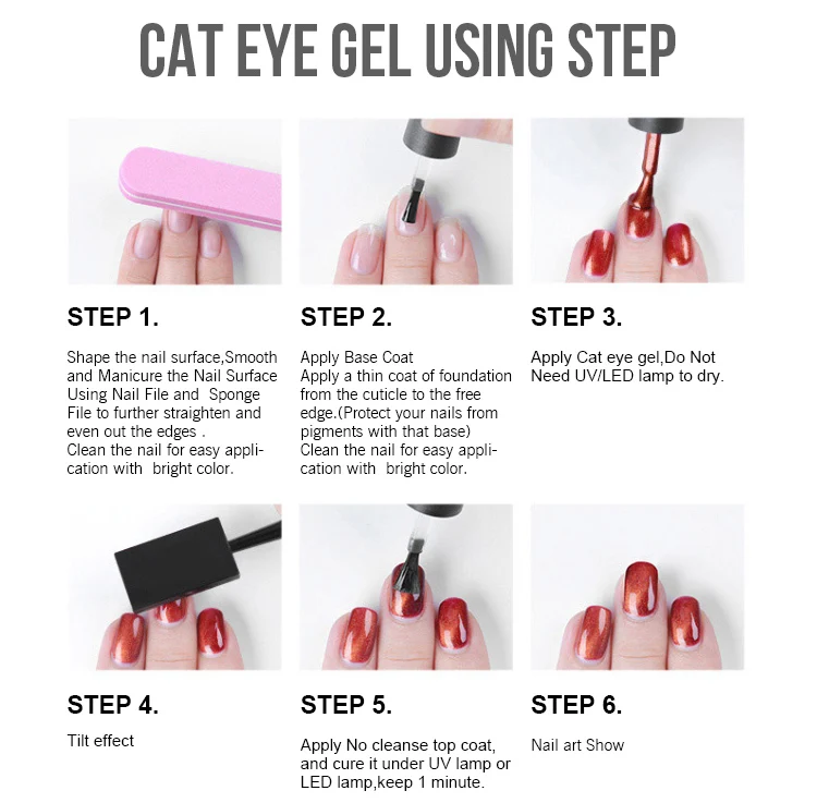 Factory Private Label Chameleon 3d Magic Color Cats Eye Uv Gel