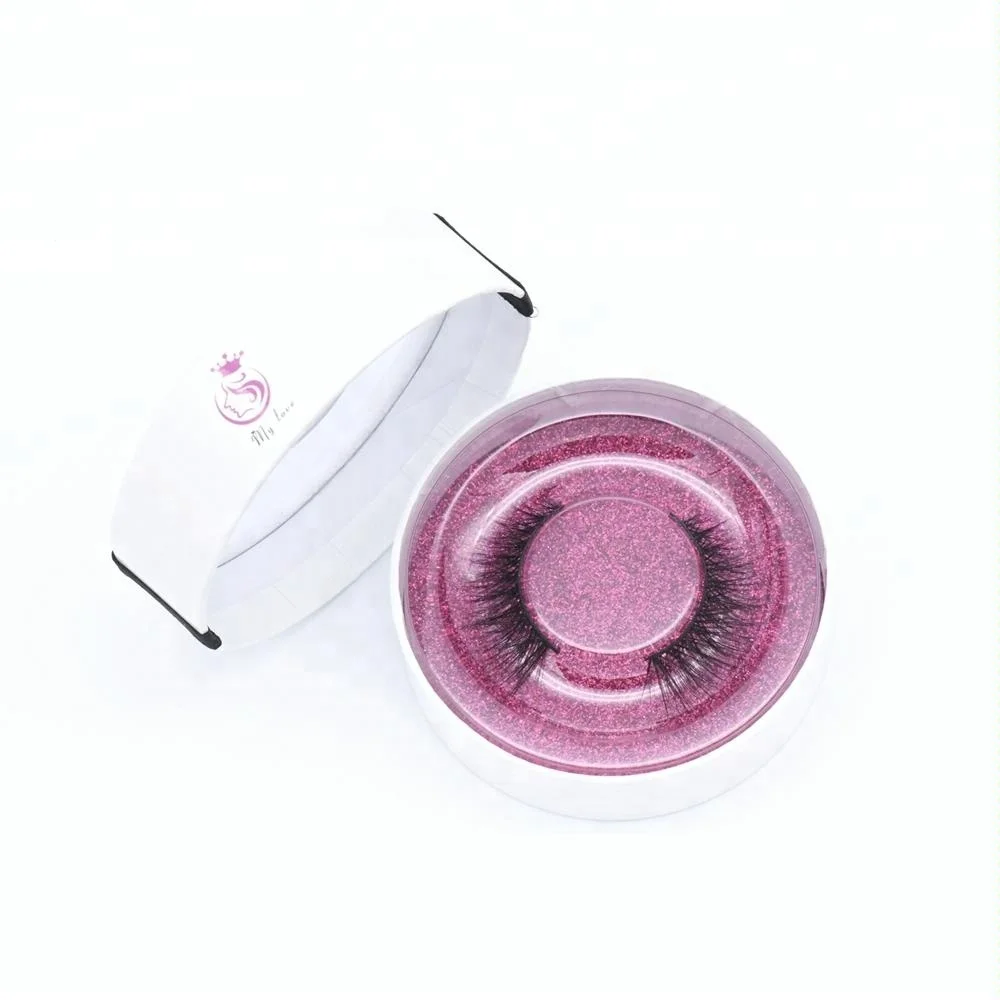 

2019 Artificial invisible clear band private label fuax mink lashes 3d faux mink eyelashes