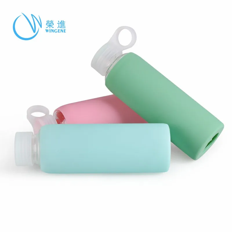 

China Manufacture Cheap Custom Logo BPA Free Glass Sports Water Bottle, Multiple colors