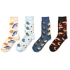 Fashion wholesale crew basketball custom socks creative colorful