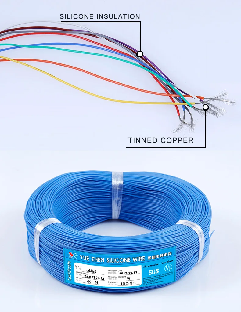 New Design Copper Wire 0.15mm2 Instrument Electrical Cable Protection