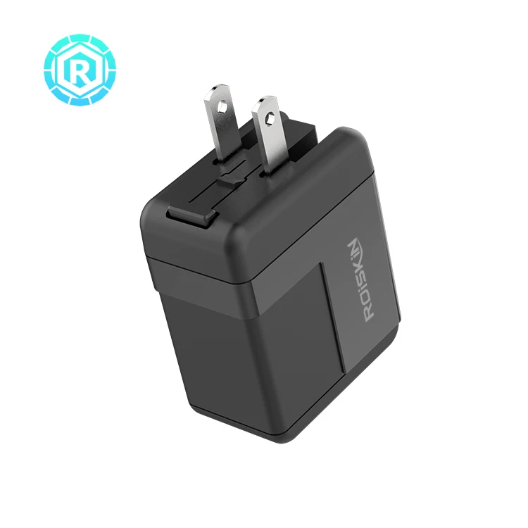 

Roiskin Wholesale Charger Type C 18W Fast Charger Universal Travel Adapter