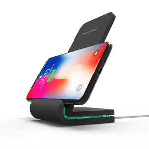 Fast QI Wireless Charging Stand 2 Coils iPhone Max