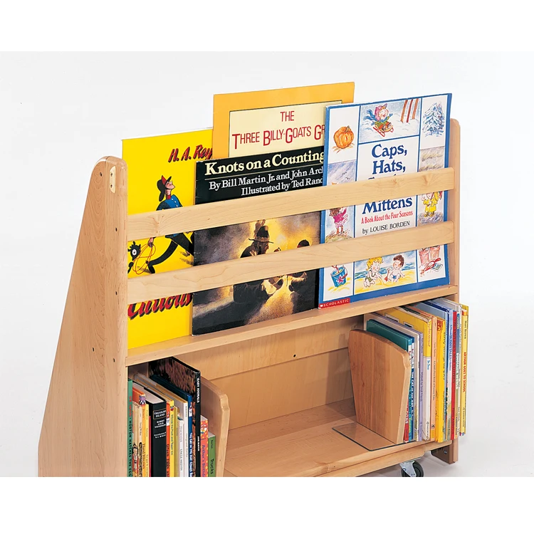 Kindergarten Furniture Wood Kids Book Shelf For Sale Buy Kids Book