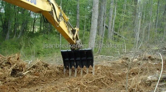 Excavator Rake - Durable & Efficient Excavator Attachment