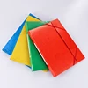 factory whole sale plastic PP elastic file folder with elastic band