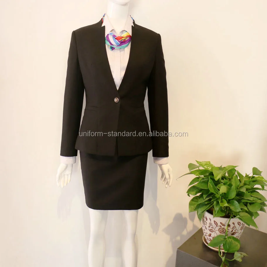 
iGift Custom Bank Uniform Design For Women High Quality OEM Bank Uniform 