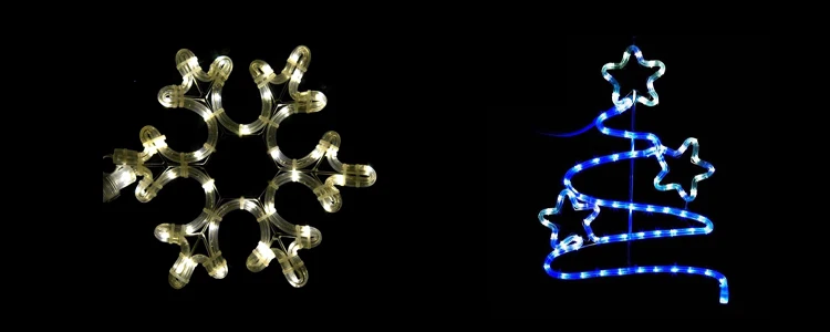 2d led christmas santa claus motif light