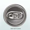 Aluminum 202# 51.6mm SOT Easy Open Pull Tab Cap For Beverage Can