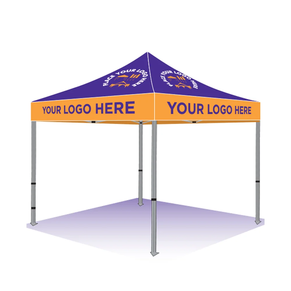 

USA Free shipping custom logo print trade show tent 10x10 for sports events