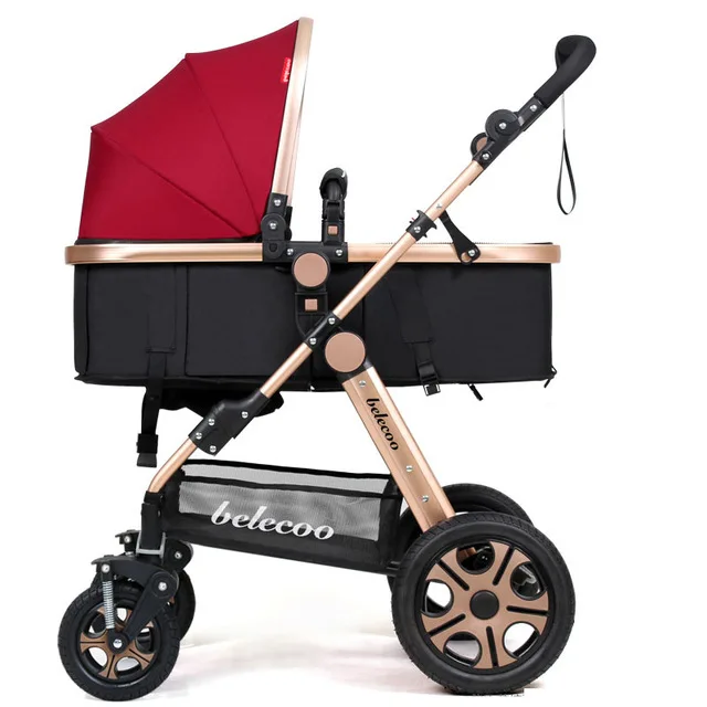 

Belecoo Baby Stroller Comfortable The Stroller And Bassinet Folding Bebe Car High Seat Baby Pushchair Walking Strollers Prams, N/a