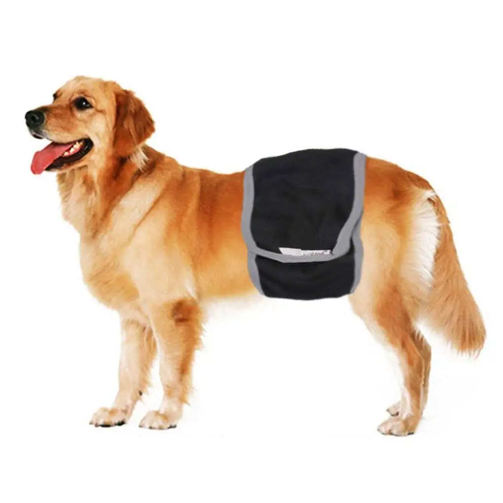 FakeFace Male Pet Dog Puppy in Season Heat Pants Wrap Belly Band Comfortable Washable Urine Diapers Reusable Pet Physiological Sanitary Pants Nursing Nappy For Small Medium Large Dog Boys