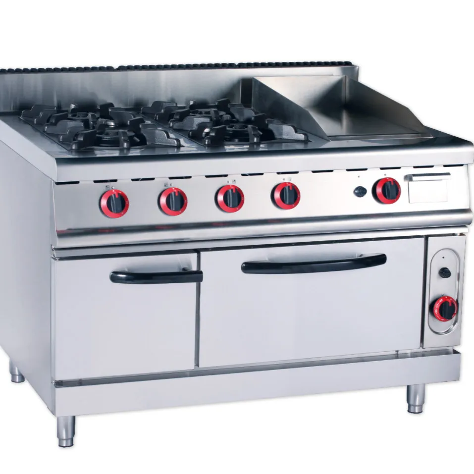 Hgr 998 4 Burner Gas Range Griddle Oven Price For Sale Buy