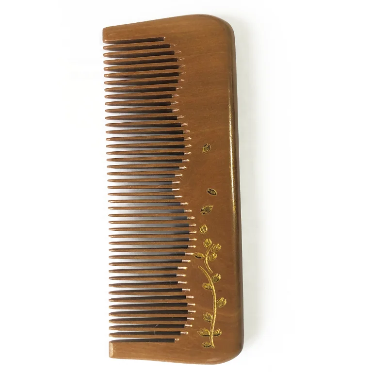 

Wholesale Personalize Natural Anti-Static Hair Straightener Wooden Comb