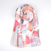 Wholesale 2019 new hijab for party top sale colorful geometric pattern print scarves ladies fashionable