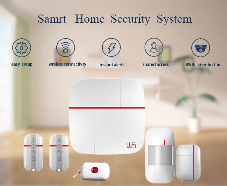 Phone App Control Wifi And Gsm(3g) Smart Home Security System Buy