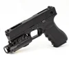 Red laser and light combo laser scope with universal weapon mount