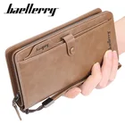 2019 de F&aacute;brica Por Atacado Baellerry Homens Carteiras PU Couro Com Z&iacute;per Bolso Do Telefone Carteira Passaporte Cart&atilde;o de Visita Titular Carteira para Os Homens