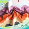 75D FDY 92% Polyester 8% Spandex Aztec Print Fabric for Long Dress