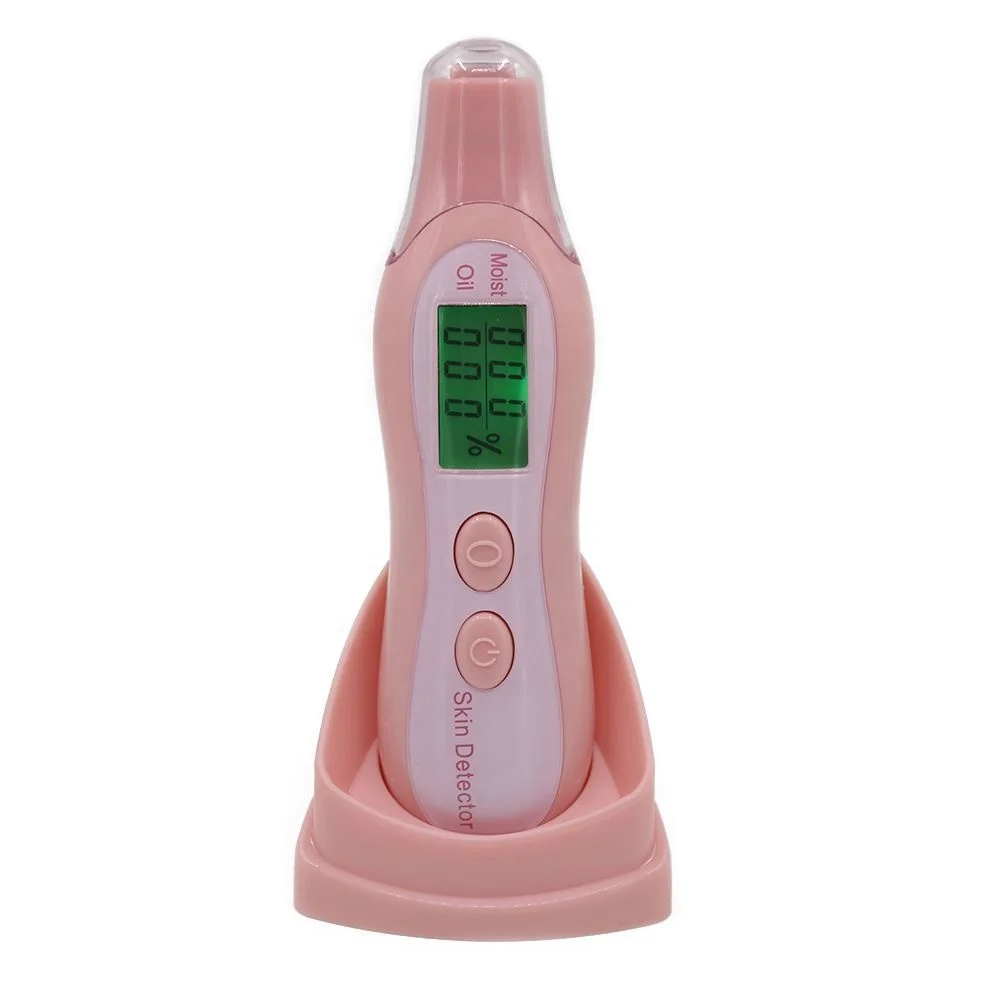 

LCD Display Digital Facial Moisture Oil Tester Detector Analyzer Monitor Personal Skin Care Tool