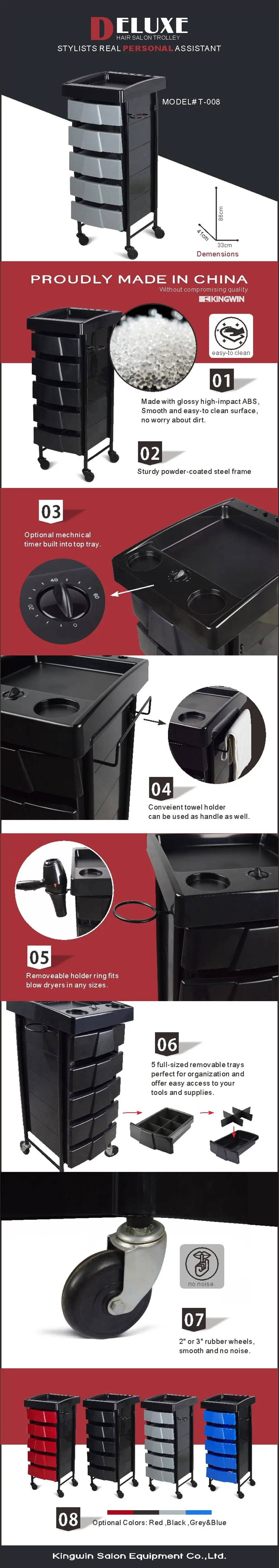 Zhuhai Kingwin beauty salon hairdressing mobile hairdressing equipment
