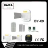 DAIYA home security alarm system made in china with Dual network, WIFI+GSM DY-X9
