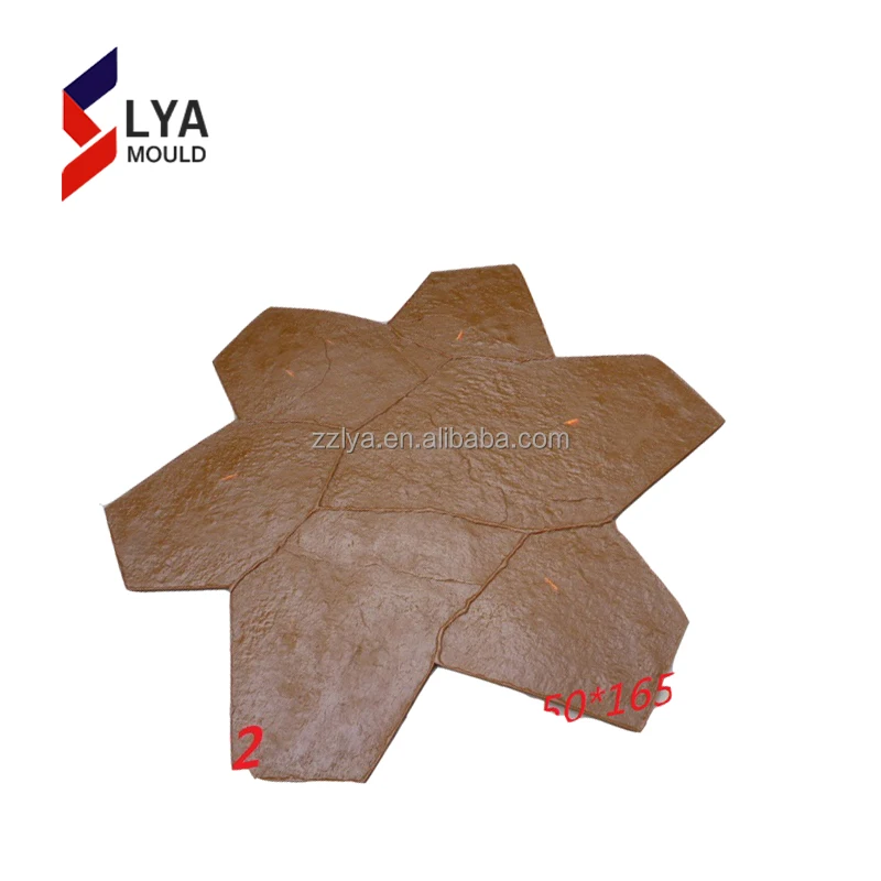 
Polyurethane Rubber Stamp Concrete Patterns Decorative Stamped Mould 
