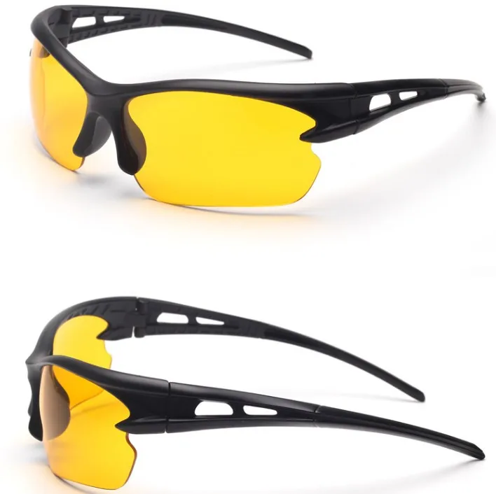 Lvioe Wrap Around Night Vision Glasses Fit Over Prescription Glasses With Hd Polarized Yellow Lens Night Driving Glasses